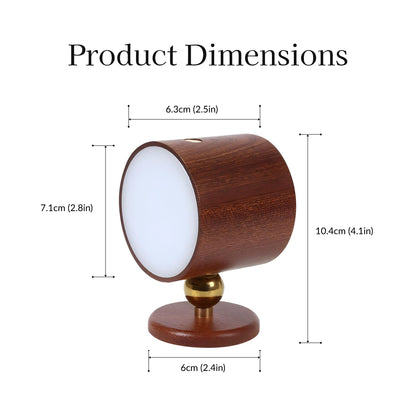Cylinder Portable Magnetic Table Lamp