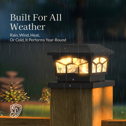 Archway Solar Powered Post Cap Light