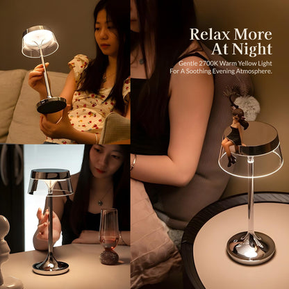 Chrome Touch Control Table Lamp